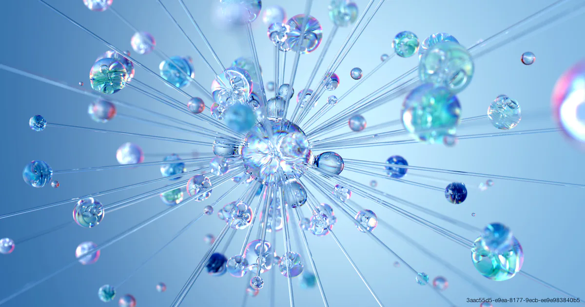 发光的 AI 芯片与电路板特写，象征大模型算力